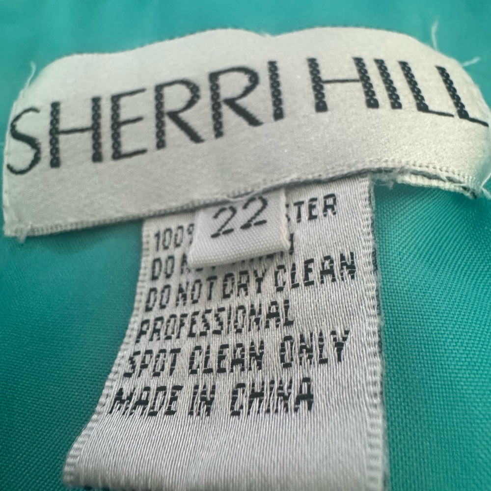 Sherri Hill Turquoise Gown